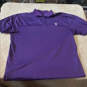 Under Armour Men's Purple Polo Shirt